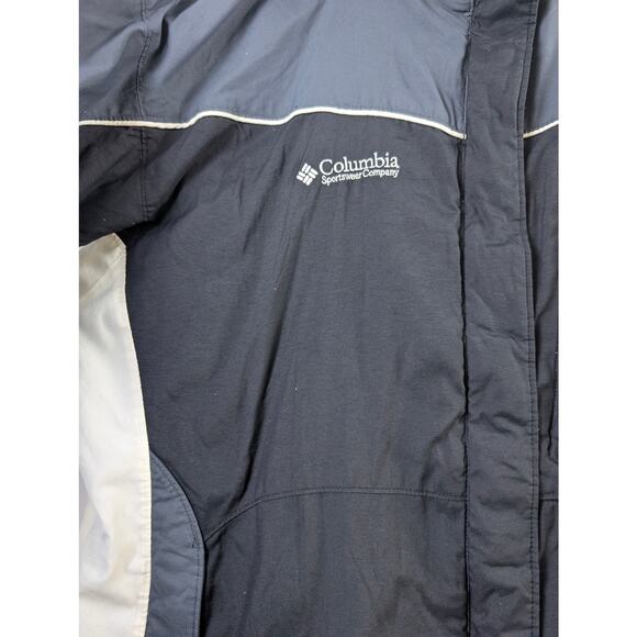 Columbia Interchange Core Ski Jacket Hooded Womens 1X Black Gray No Liner - Picture 8 of 12